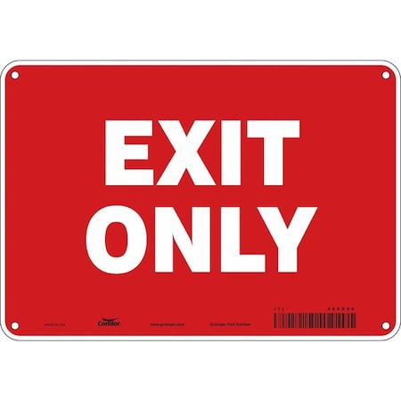 Exit Sign, Plastic, 10