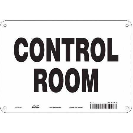CONTROL ROOM, 10 in W x 7 in H, Vertical Rectangle, Polyethylene, 486X65 MPN:486X65