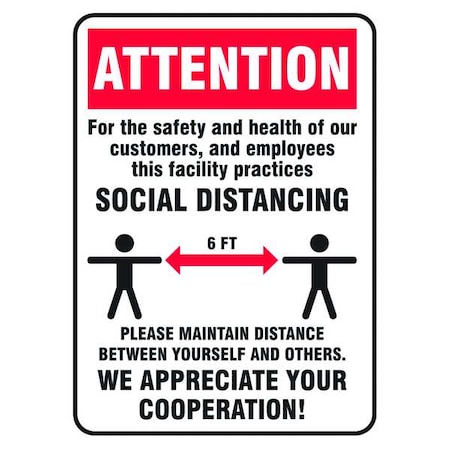 Safety Sign, 10x7, 56JU62 MPN:56JU62