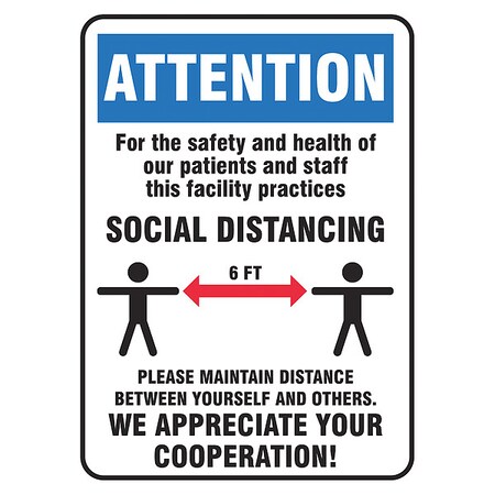 Safety Sign, 10x7, 56JU74 MPN:56JU74