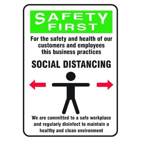 Safety Sign, 10x7, 56JU79 MPN:56JU79