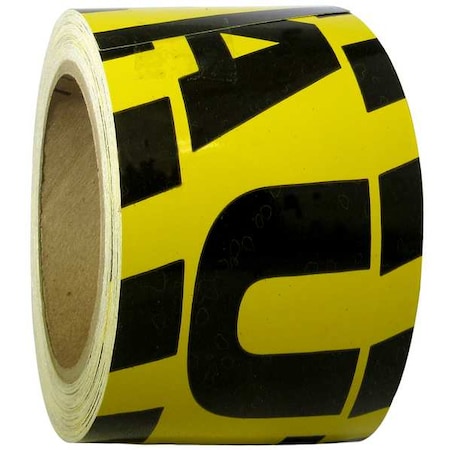 Caution Marking Tape, Roll, 3In W, 60 ft. L MPN:58255