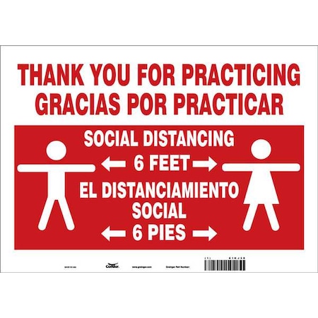 COVID 19 Distancing Sign, 14