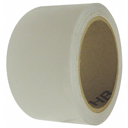 Floor Marking Tape, vinyl, No Legend, White, 2 in W., 7 mil Thickness MPN:78140