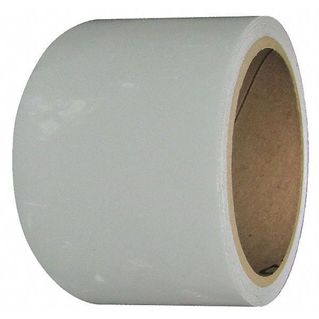 Floor Marking Tape, vinyl, No Legend, White, 3 in W., 7 mil Thickness MPN:78143