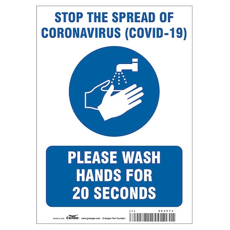 Stop The Spread Of Coronavirus Sign, 10