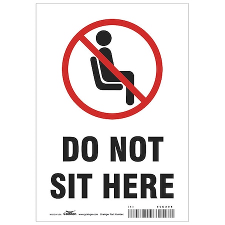 Do Not Sit Here Sign, 7