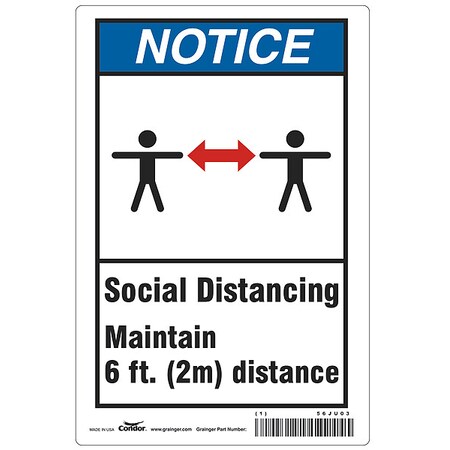 Social Distancing Sign, 10