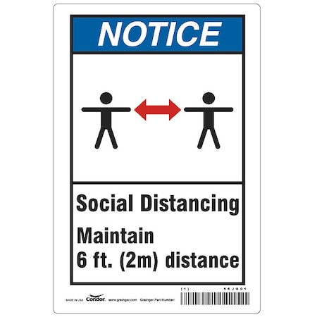 Social Distancing Sign, 10