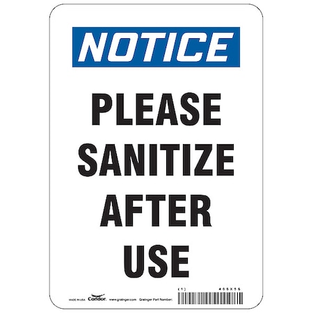 Please Sanitize After Use Sign, 7