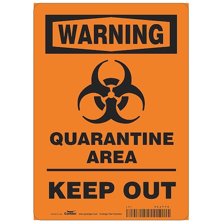 Quarantine Area Sign, 10