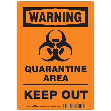 Quarantine Area Sign, 10