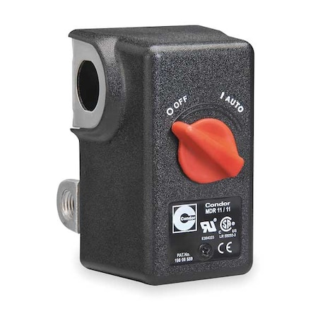 Pressure Switch, Standard, DPST, 4 Ports, 1/4