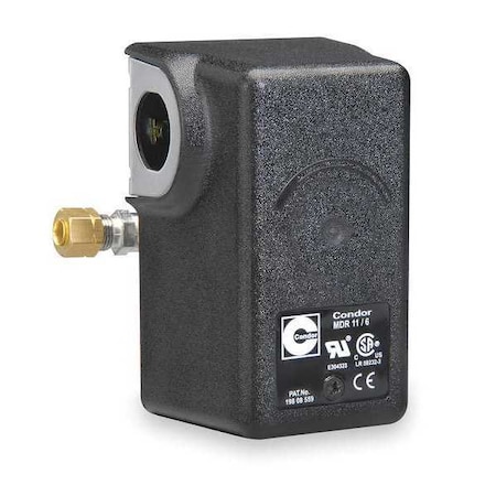 Pressure Switch, Standard, DPST, 1 Ports, 1/4
