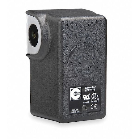 Pressure Switch, Standard, DPST, 1 Ports, 1/4