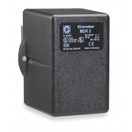 Pressure Switch, Standard, 3PST, 1 Ports, 3/8