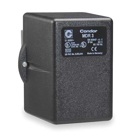 Pressure Switch, Standard, 3PST, 1 Ports, 3/8