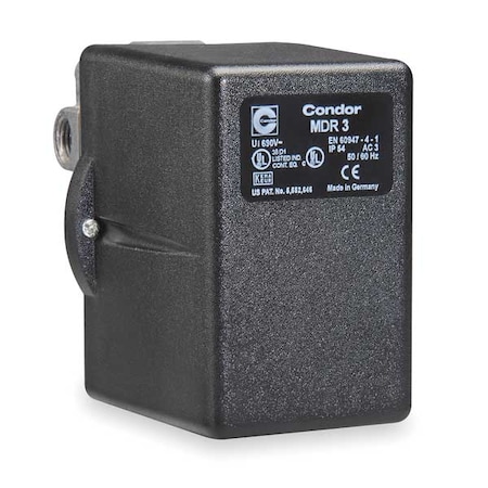 Pressure Switch, Standard, 3PST, 4 Ports, 3/8