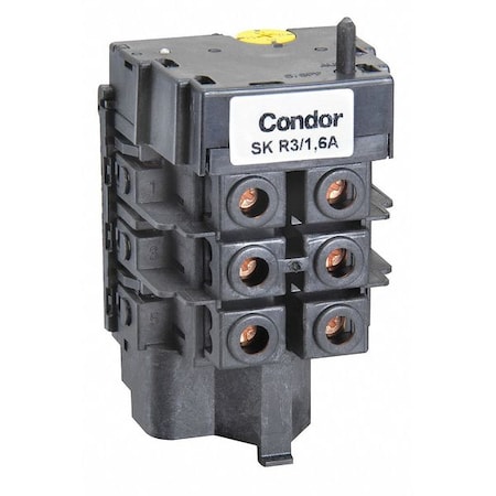 Thermal Overload, 1 to 1.6A, 3 Phase, MDR3 MPN:SK-R3/1.6