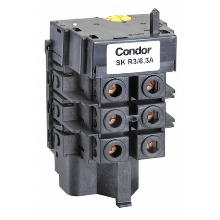 Thermal Overload, 4 to 6.3A, 3 Phase, MDR3 MPN:SK-R3/6.3