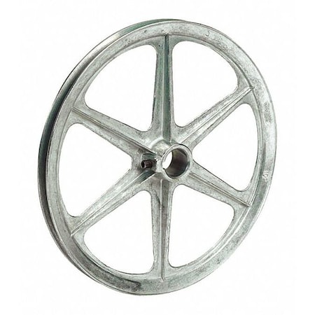 3/4 in Fixed Bore 1 Groove Standard V-Belt Pulley 10 in OD MPN:CA1000X075KW