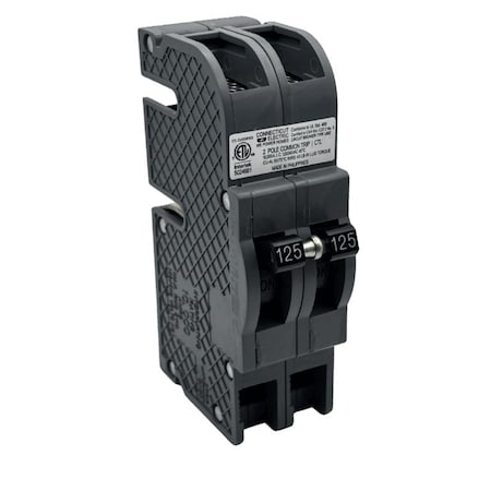 Miniature Circuit Breaker, QC Series, 125A, 2 Pole, 120/240V AC, 12kA at 120/240V AC MPN:UBIZ2125-1