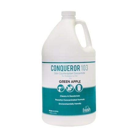 Liq, Odor Counteractantgreen Apple, PK4 MPN:103G