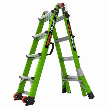 Lightweight Ladder, 217 in, Fiberglass, 300 lb Load Capacity MPN:17117-001