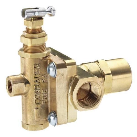Unloader Pilot Valve, 1/4 in Inlet, Brass MPN:BLG 115-130