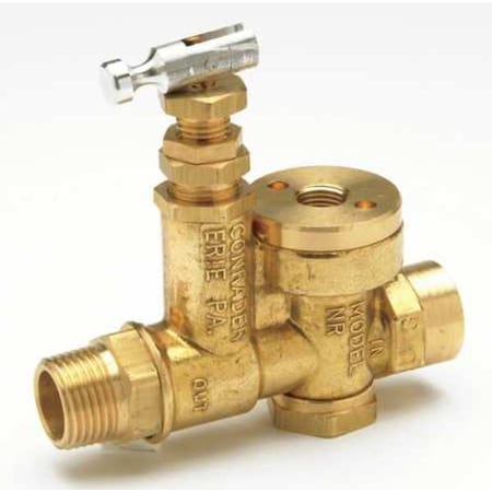 Unloader Pilot Valve, 1/8 in Inlet, Brass MPN:NRP-A