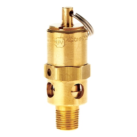 Safety Valve, Brass Ball MPN:SRH250-1/8-CE-250