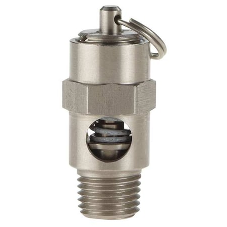 Safety Valve, Soft Seat, 1/4In, 200 PSI, SS MPN:SRV250-V-SS-200