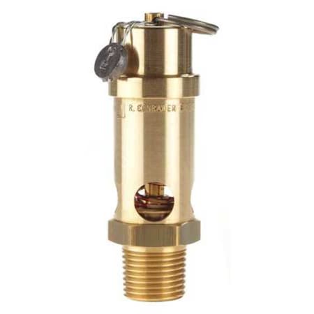 Safety Valve, Soft Seat, 1/2 In, 60 PSI MPN:SRV530-1/2-060