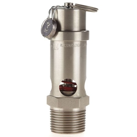 Safety Valve, Soft Seat, 3/4In, 200 PSI, SS MPN:SRV530-3/4-V-SS-200