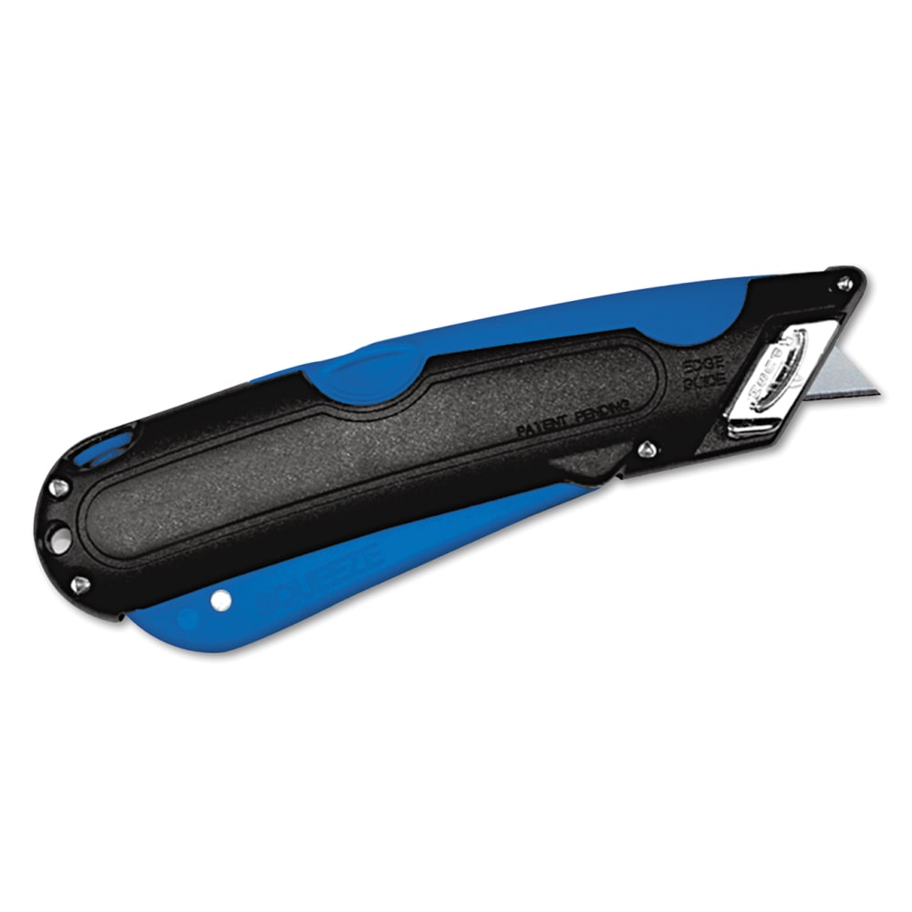 Cosco EasyCut Self-Retracting-Blade Safety Cutter, Black/Blue (Min Order Qty 7) MPN:91508