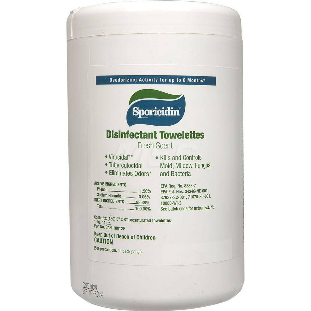 Disinfecting Wipes: MPN:CAN-18012F