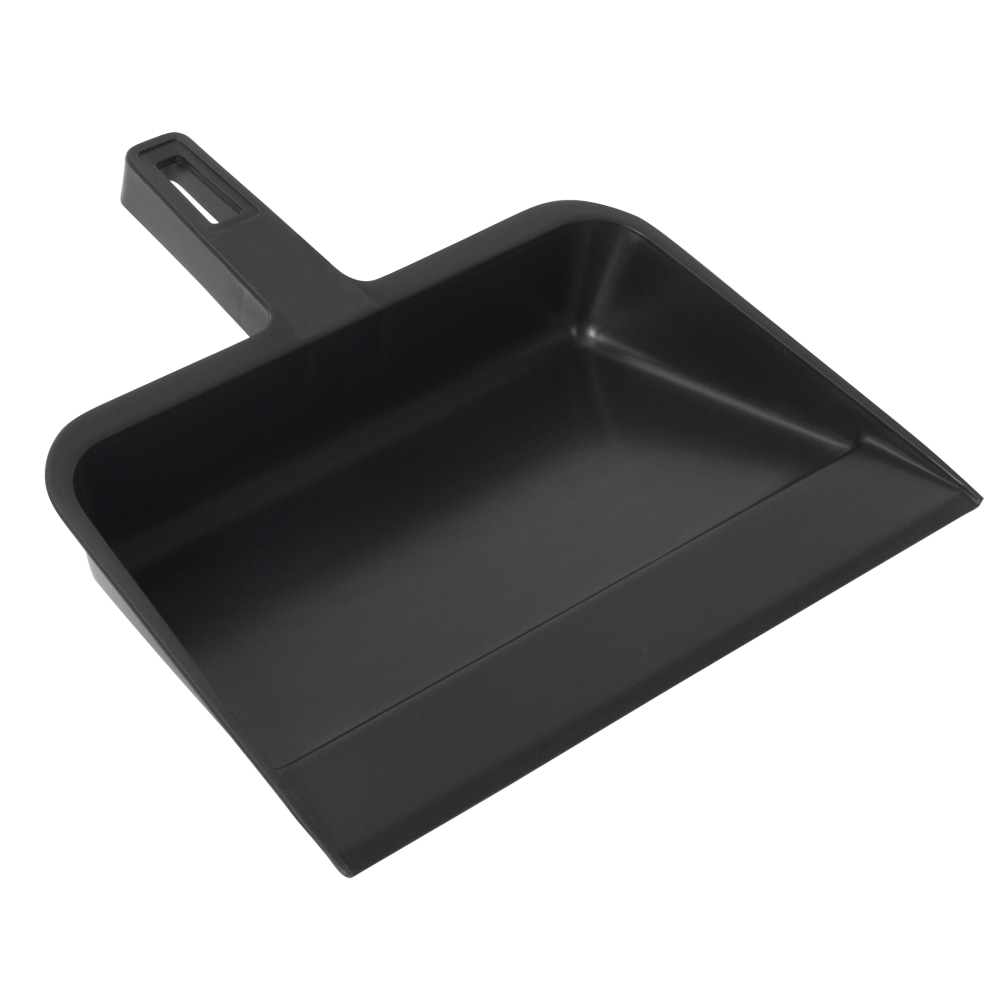 Continental Industrial Dust Pan, 12 1/4in, Black, Pack Of 12 (Min Order Qty 2) MPN:712BK