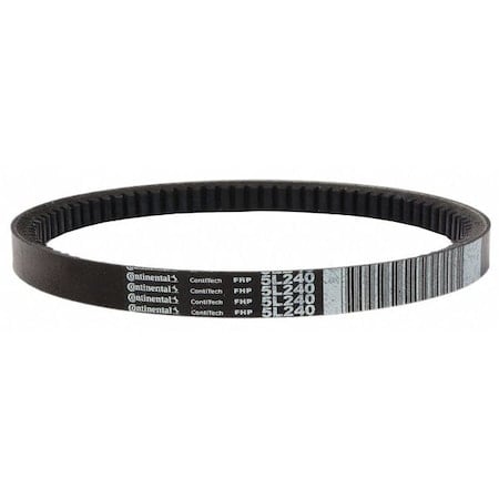 5L380 FHP V-Belt, 38 in Outside Length, 21/32 in Top Width, 25/64