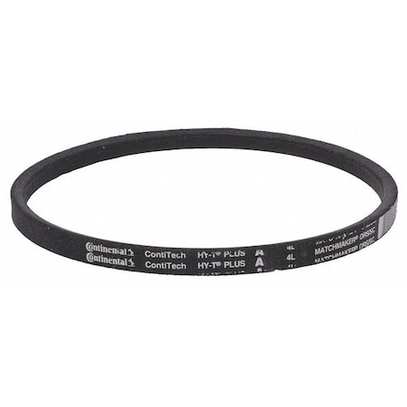 A120 Classical V-Belt, 122 in Outside Length, 1/2 in Top Width, 5/16