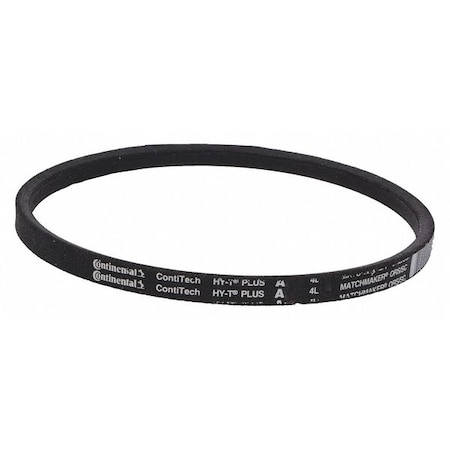A17 Classical V-Belt, 19 in Outside Length, 1/2 in Top Width, 5/16