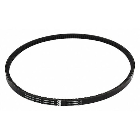 AX74 Cogged, Classical V-Belt, 76 in Outside Length, 1/2 in Top Width, 5/16