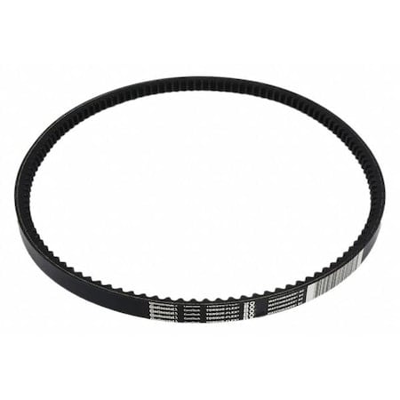 BX58 Cogged, Classical V-Belt, 61 in Outside Length, 21/32 in Top Width, 13/32