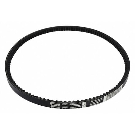 BX67 Cogged, Classical V-Belt, 70 in Outside Length, 21/32 in Top Width, 13/32