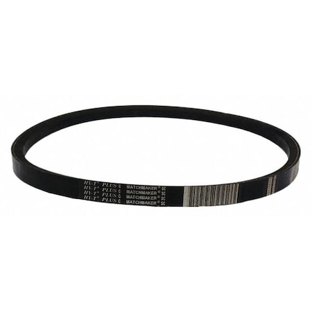 C156 Classical V-Belt, 160 in Outside Length, 7/8 in Top Width, 17/32