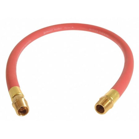 Lead Hose, Replacement Hose, 3/8 in x 2 ft, 300 psi MPN:HZR03830-02-14-G