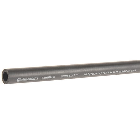 1/2 in ID x 50 ft L Garden Hose, EPDM Tube, Black MPN:CWH050-50-G