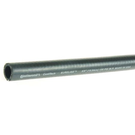 5/8 in ID x 100 ft L Garden Hose, EPDM Tube, Black MPN:CWH058-100-G