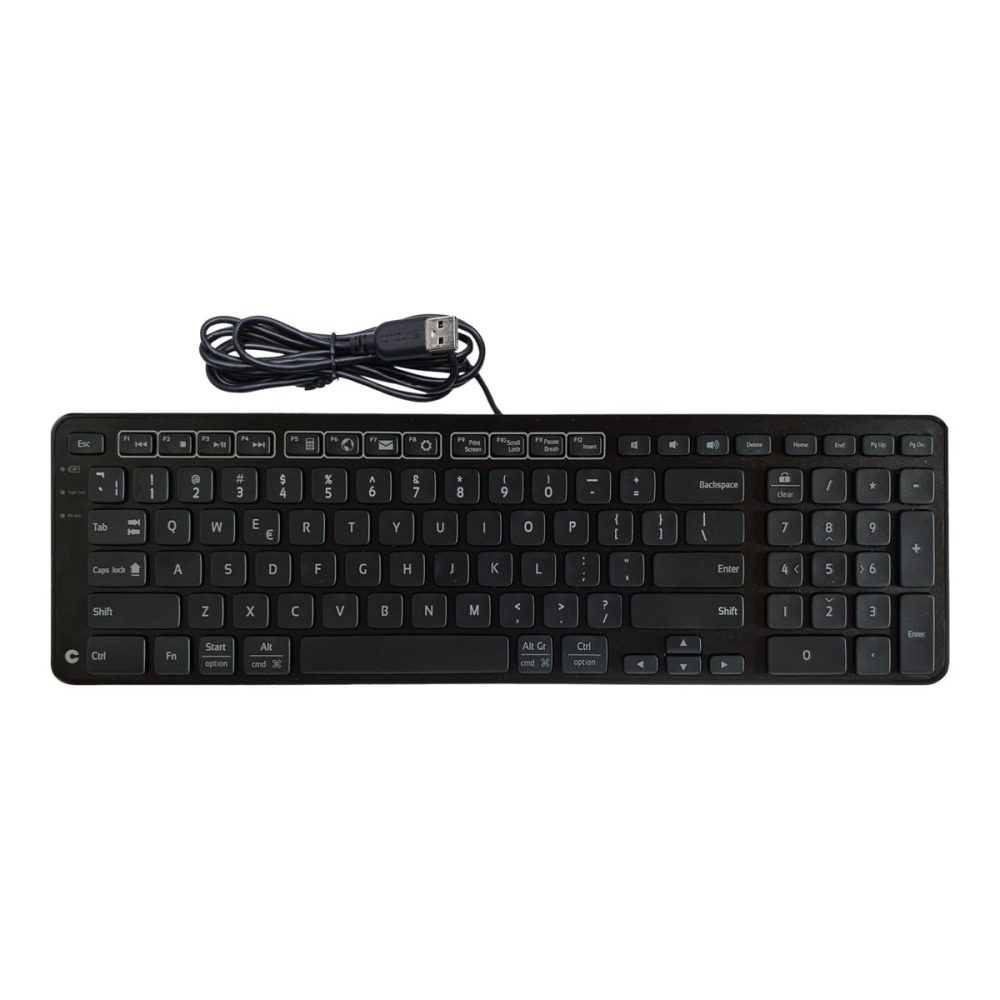 Contour Balance Keyboard - USB Interface - Windows, Mac OSx- QWERTY Layout - PC, Mac - Plastic - AAA Battery Size Supported - Black - 102106 MPN:102106