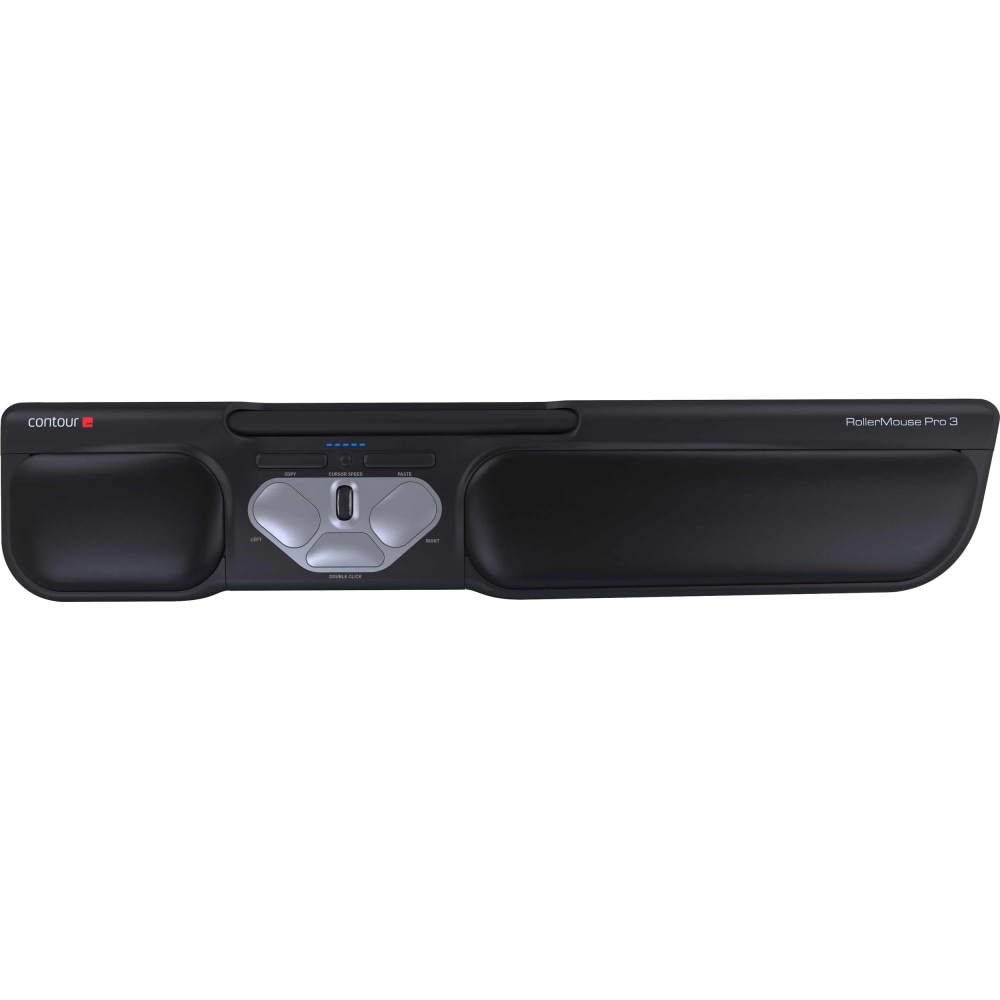Contour Ergonomic Centred Mouse - Wired - Optical - Cable - Black - USB - 2400 dpi - Scroll Wheel - 7 Button(s) - RMPRO3 MPN:RM-PRO3