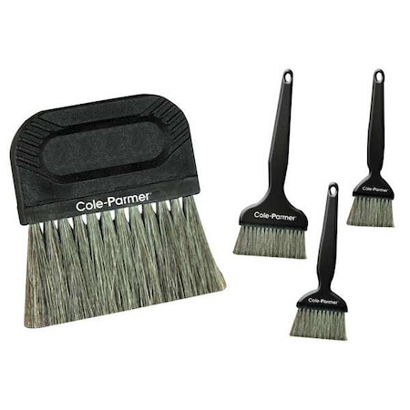 2 1/2 in W 1 1/2 in L Handle, 1 1/4 in L Brush, Conductive Composite Material, 2 3/4 in L Overall MPN:3316